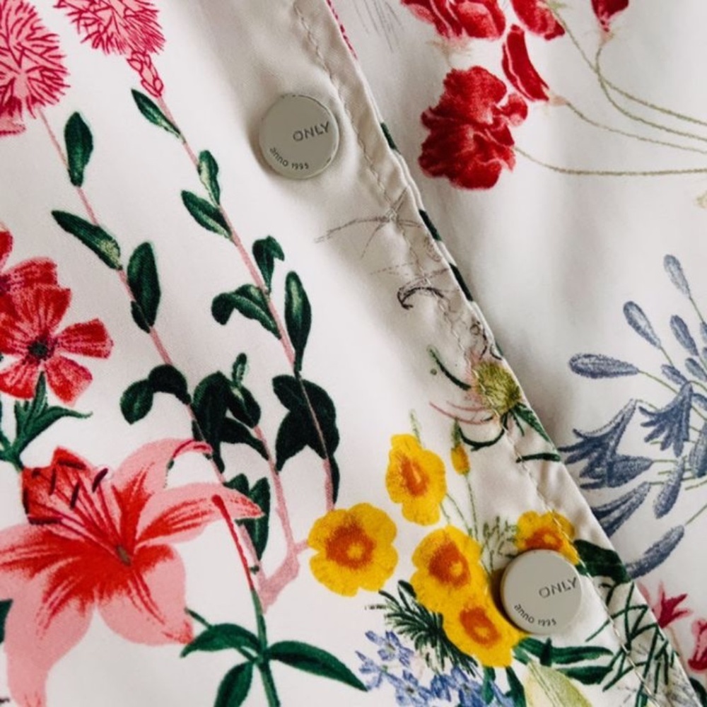 💐Only Simons XS Cream Baseball flower jacket💐 - Picture 4 of 7